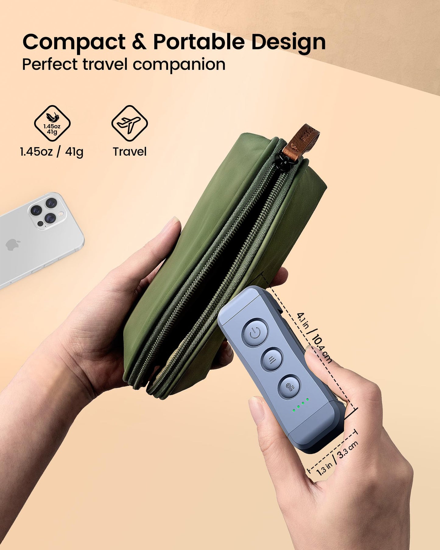 Glocusent USB Rechargeable Book Light for Reading in Bed, Portable Clip-on LED Reading Light, 3 Amber Colors & 5 Brightness Dimmable, Compact & Long Lasting, Perfect for Book Lovers, Kids