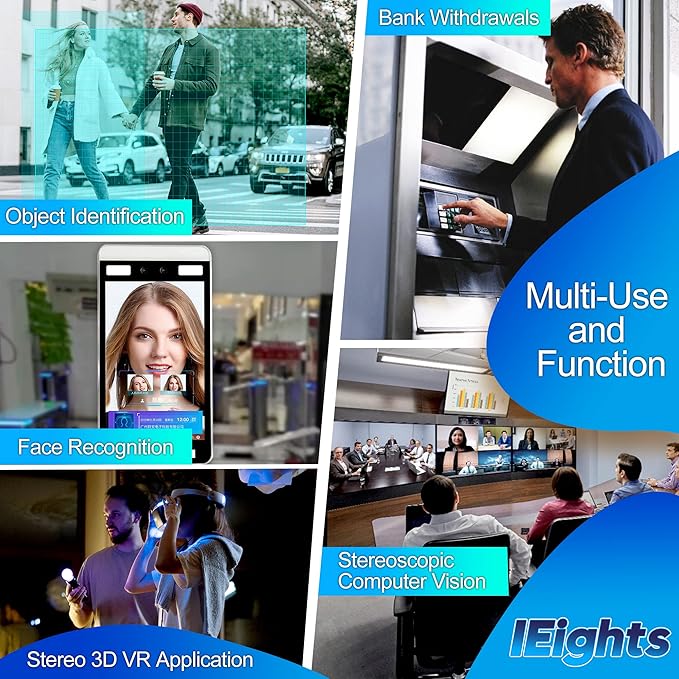 ELP 5-50mm Varifocal Lens 1080P USB Camera with H.264 High Definition Sony IMX323 Webcam for Android Linux Windows Industrial Video