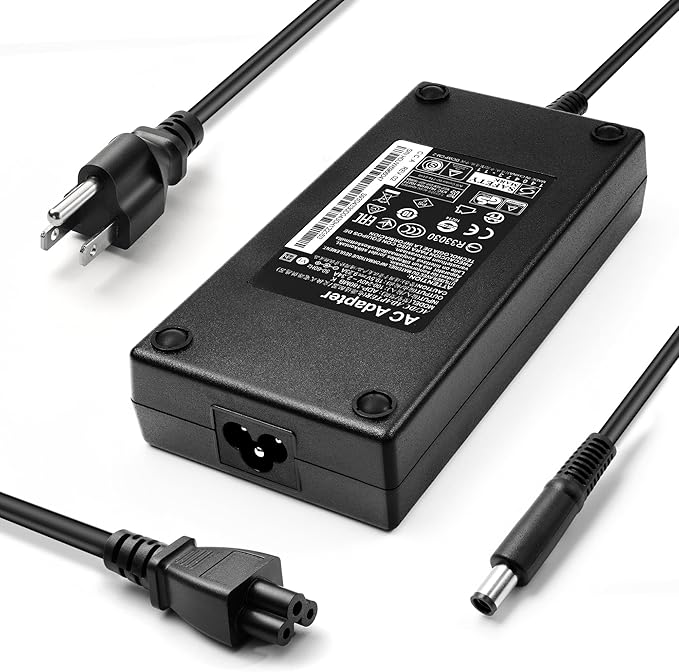 180W AC Charger Fit for Dell Dock WD19 WD22TB4 K20A001 TB16 D6000 D6000S Business Monitor Dock WD15 K17A001 Docking Station WD19 WD19S WD19TBS WD19TB K20A Dell Docking Station Power Supply