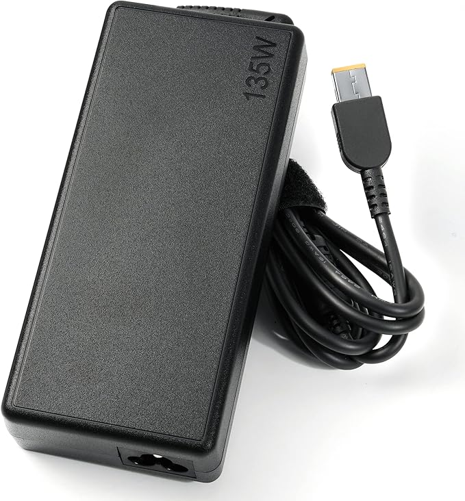 135W AC Charger for Lenovo ThinkPad Universal Thunderbolt 4 3 Dock/Thunderbolt 3 Essential Dock Gen 1 2/ThinkPad Hybrid USB-C with USB-A Dock/Ultra/Pro/Gen 2 Docking Station Power Cord