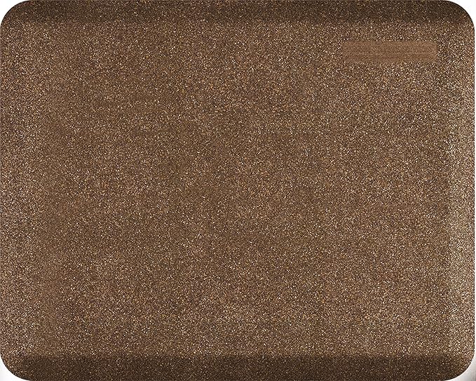 WellnessMats Granite Collection Anti-Fatigue Floor Mat, Polyurethane – Ergonomic Support Pad for Home, Kitchen, Garage, Office Standing Desk – Water Resistant - Made in USA