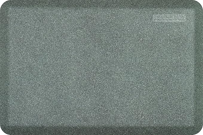 WellnessMats Granite Collection Anti-Fatigue Floor Mat, Polyurethane – Ergonomic Support Pad for Home, Kitchen, Garage, Office Standing Desk – Water Resistant - Made in USA