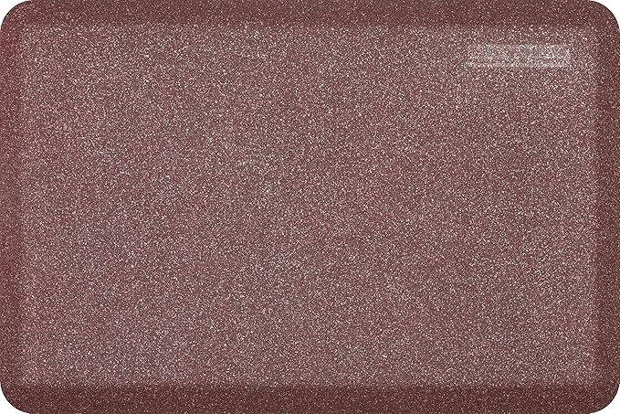 WellnessMats Granite Collection Anti-Fatigue Floor Mat, Polyurethane – Ergonomic Support Pad for Home, Kitchen, Garage, Office Standing Desk – Water Resistant - Made in USA