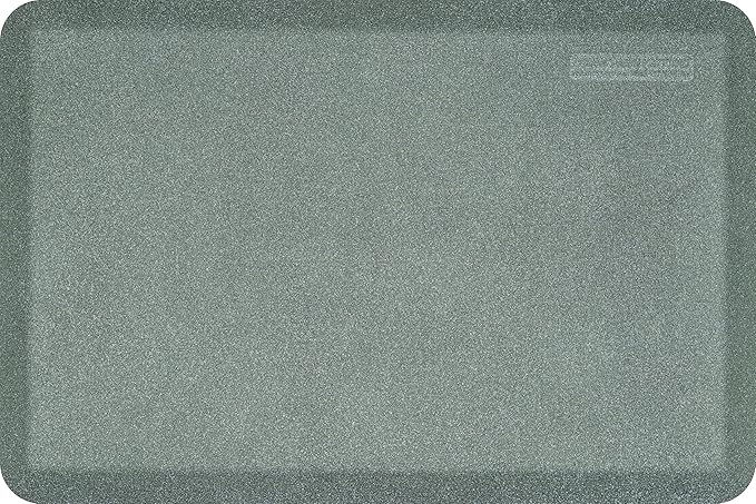 WellnessMats Granite Collection Anti-Fatigue Floor Mat, Polyurethane – Ergonomic Support Pad for Home, Kitchen, Garage, Office Standing Desk – Water Resistant - Made in USA