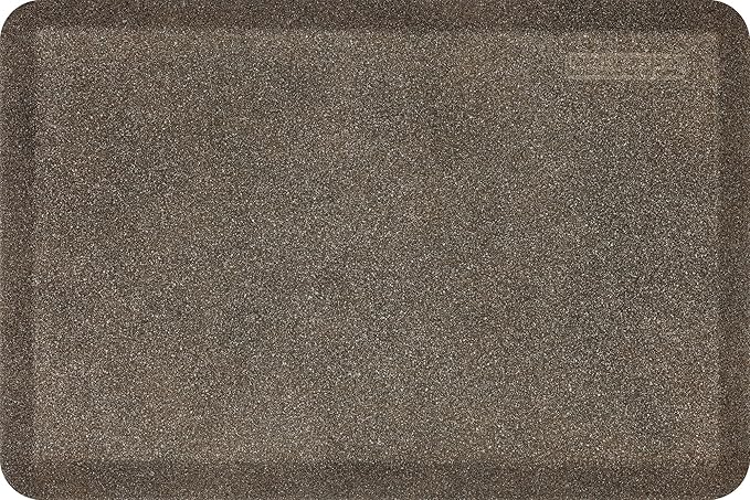 WellnessMats Granite Collection Anti-Fatigue Floor Mat, Polyurethane – Ergonomic Support Pad for Home, Kitchen, Garage, Office Standing Desk – Water Resistant - Made in USA